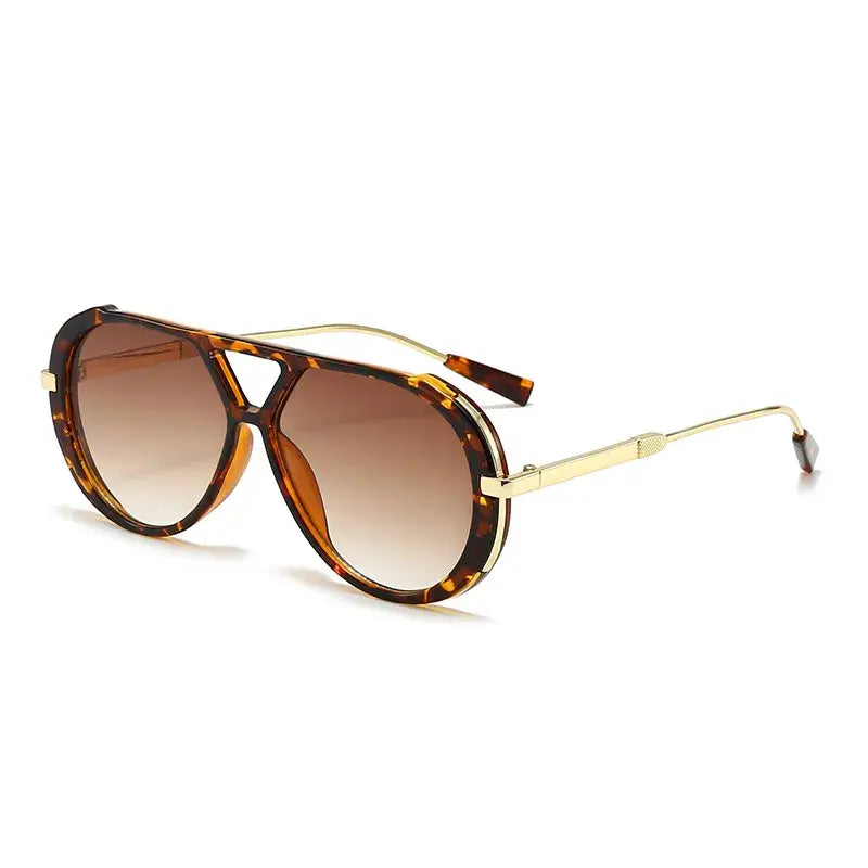 Women’s Aviator Sunglasses – UV400 Oversized Retro Shades