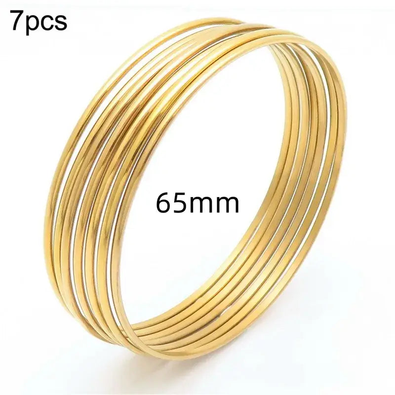 Gold Plated Jewelry Bangle Bracelets in Silver or Gold