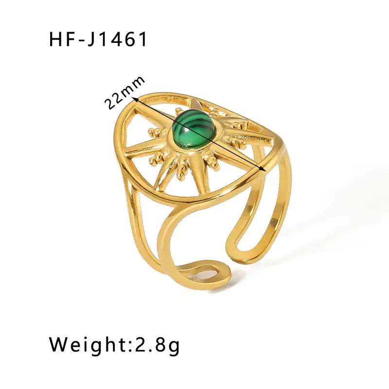 18K Plated Stainless Steel Rings in a Variety of Styles
