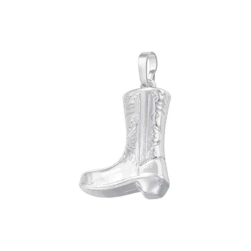 Cowboy Boot Pendant Charm for Charm Necklace