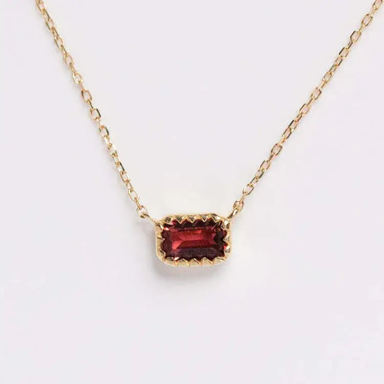 Sterling Silver Birthstone Pendant Necklace Jewelry