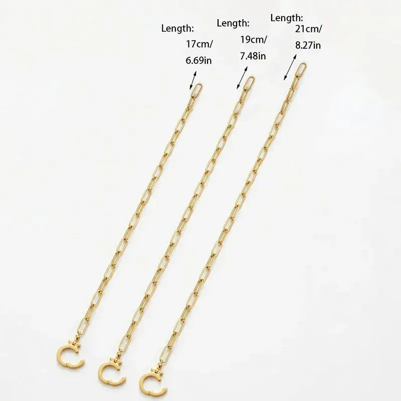 Waterproof Paperclip Chain Bracelet – 18K Gold PVD