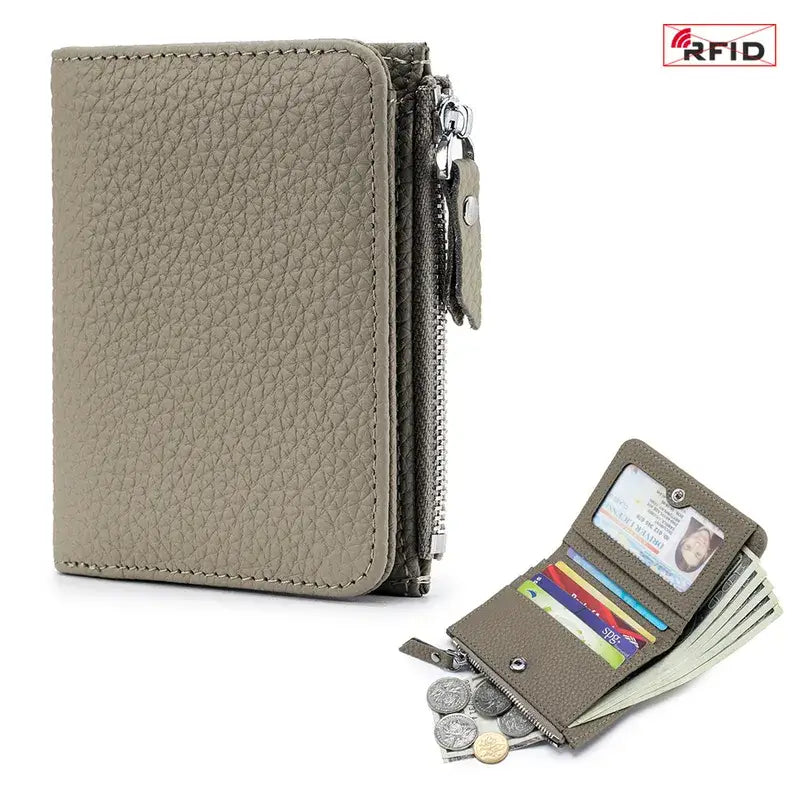 Genuine Leather Mini Wallet – Coin Purse in Multiple Colors