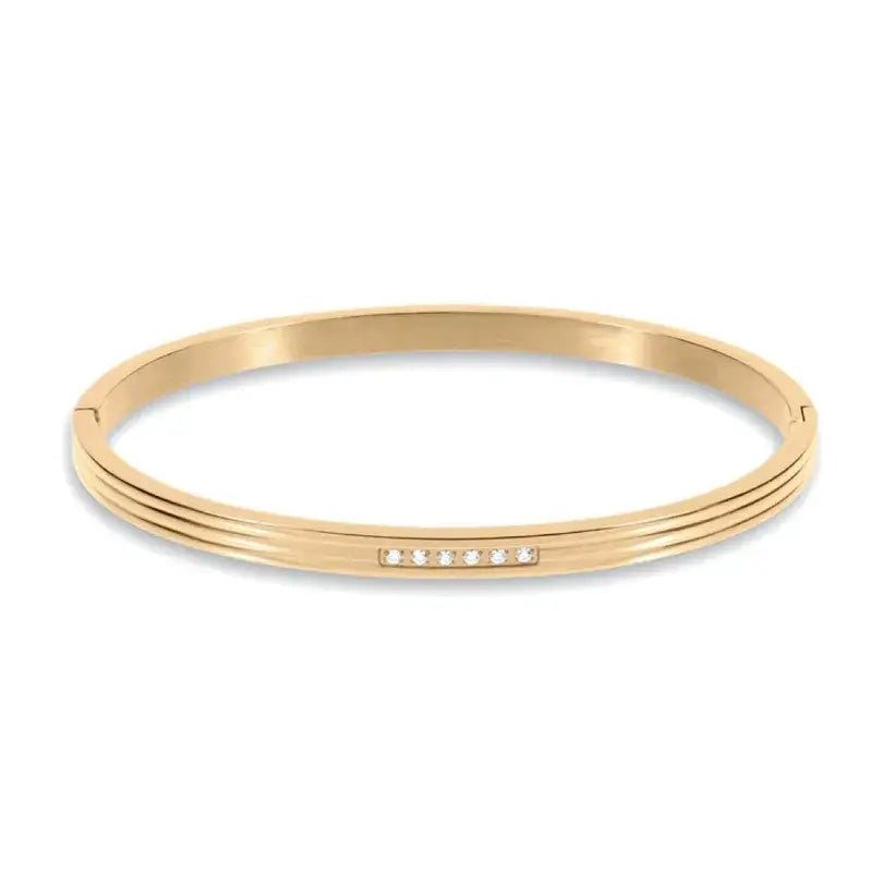 Minimalist Gold Plated Stainless Steel Bracelet Bangle Cuff