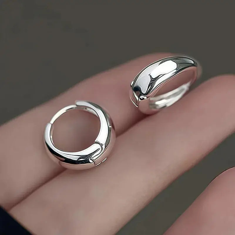 Small Gold or Silver Hoop Earrings – Stainless Steel