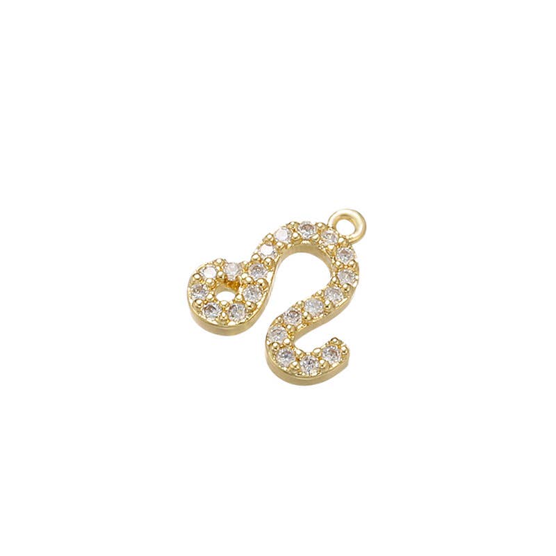 Zodiac Charms Constellation Signs with Rhinestones