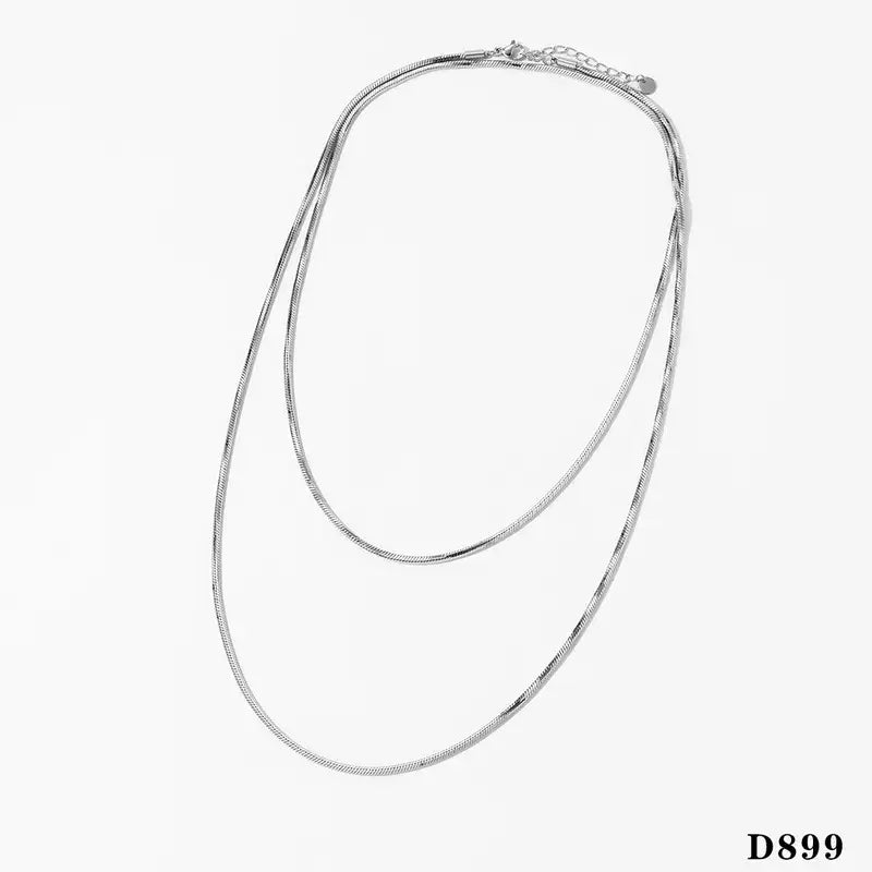 Layering Necklace in Gold or Silver