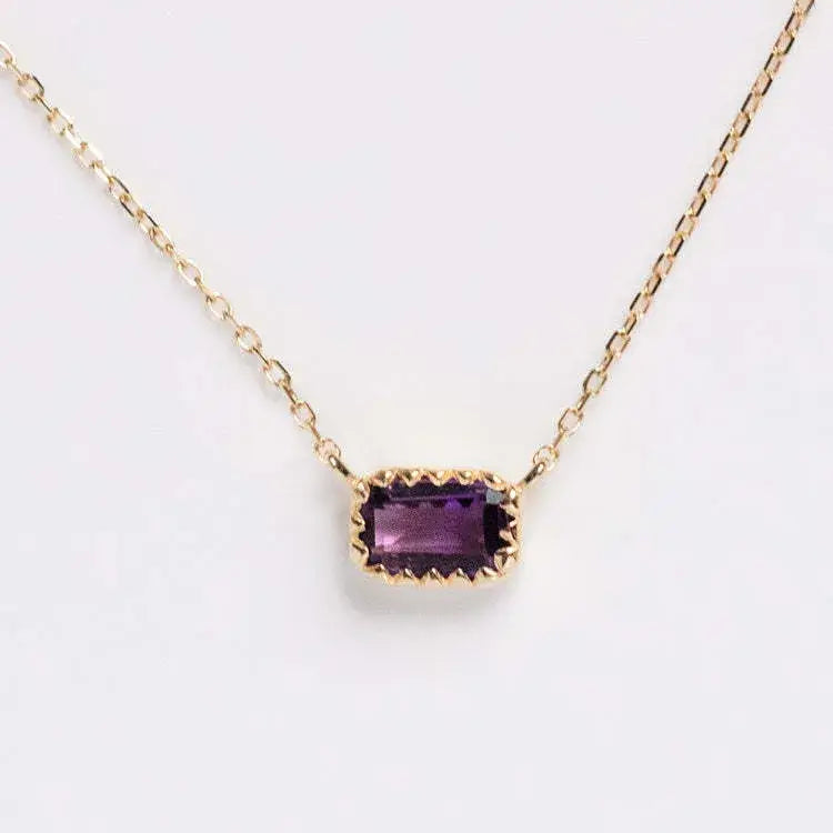 Sterling Silver Birthstone Pendant Necklace Jewelry