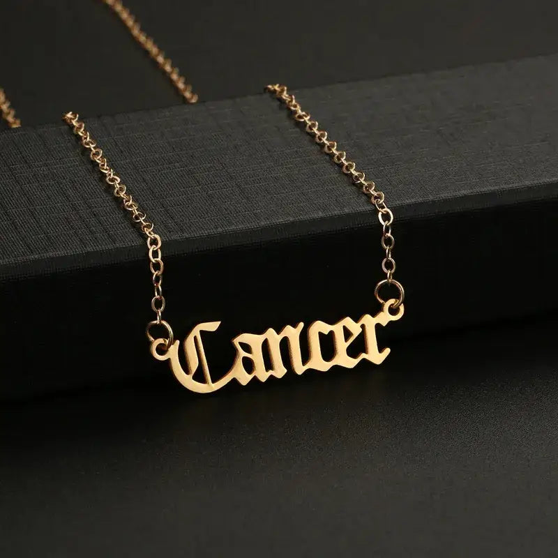 Horoscope Constellation Necklace in Gold and Silver