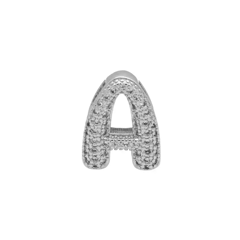 Gold Plated Bubble Letter Bracelet Jewelry