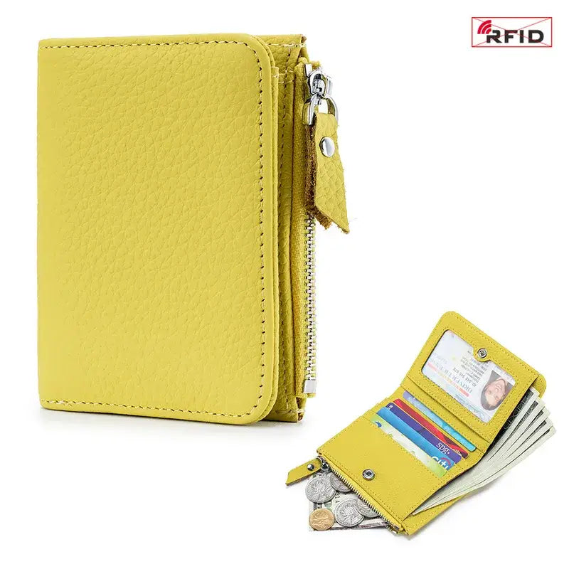 Genuine Leather Mini Wallet – Coin Purse in Multiple Colors