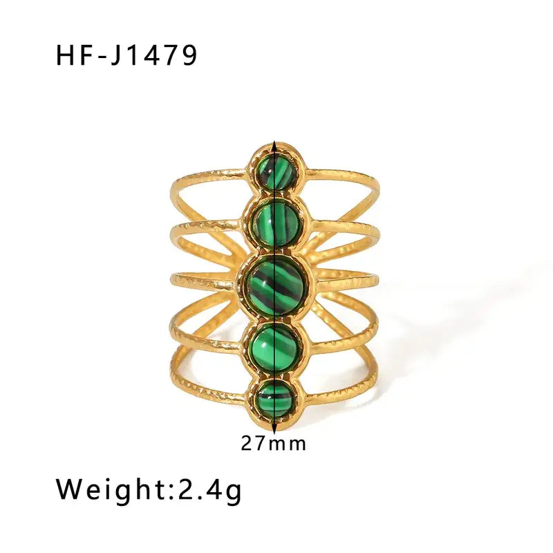 18K Plated Stainless Steel Rings in a Variety of Styles