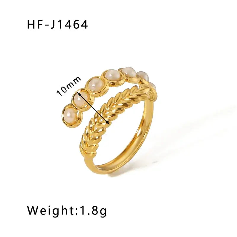 18K Plated Stainless Steel Rings in a Variety of Styles