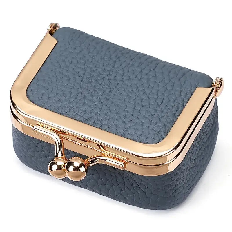Mini Leather Coin or Jewelry Purse – Multiple Colors